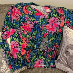 NWT Lilly Pulitzer PJ Knit Long Sleeve top sz XXL